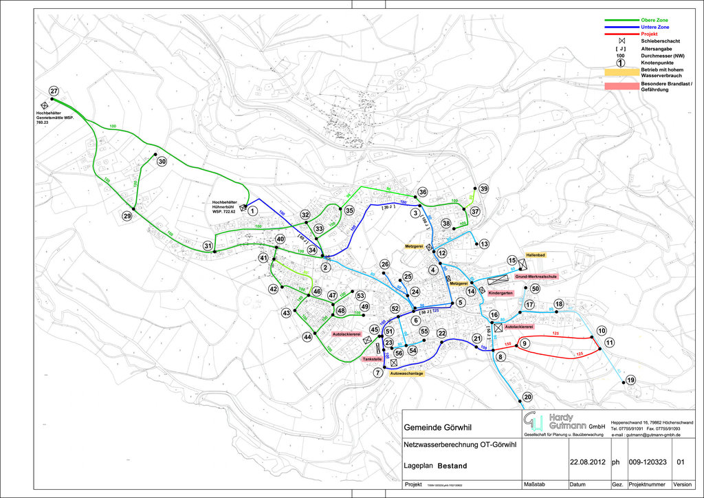 Lageplan Bestand 1024