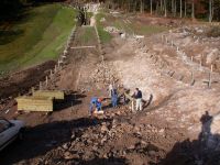 Arbeitseinsatz Skiclub Schutzplanken 17.10.01