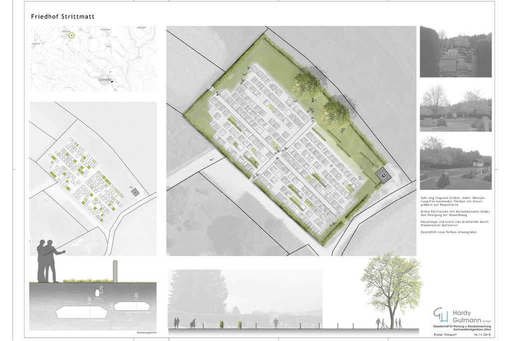 Strittmatt Friedhof Entwurf